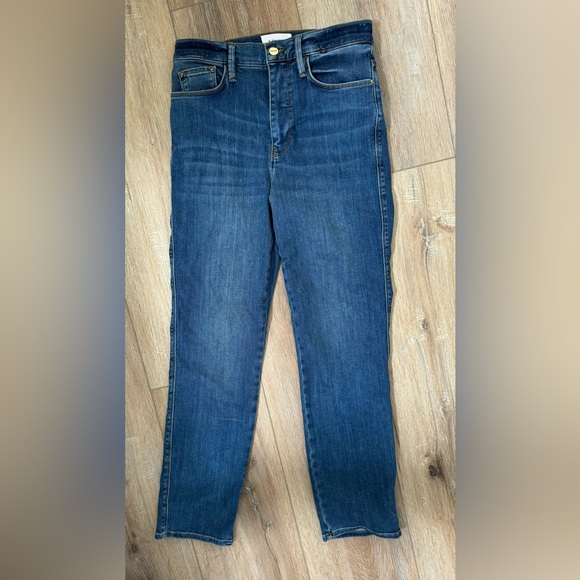 NWT Frame Le High Rise Straight Ankle Jeans - Picture 6 of 8